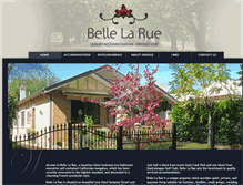 Tablet Screenshot of bellelarue.com.au